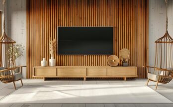 Rattan TV Cabinet